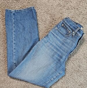 Madewell Women's Classic Blue Wide Leg Jeans